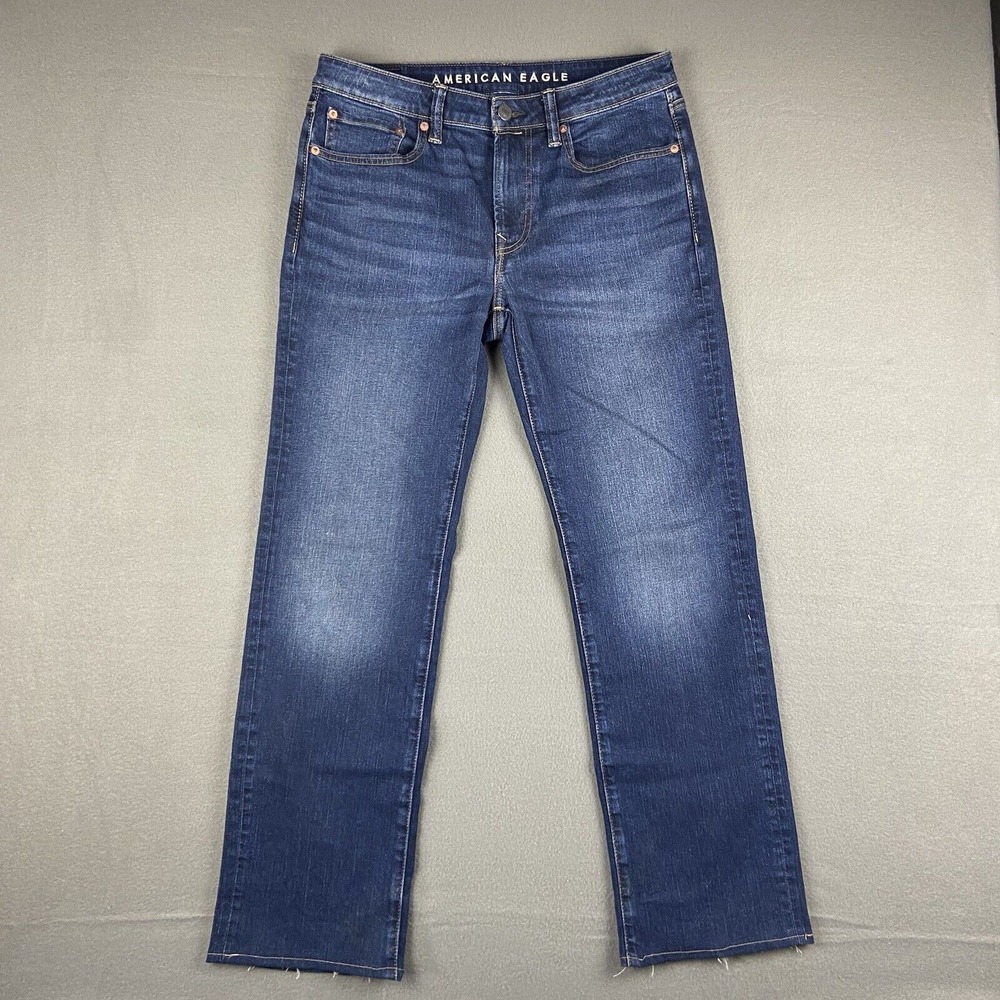 American Eagle Jeans‎ Mens 32x30* Blue Original Bootcut Airflex Stretch